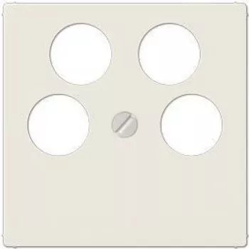 JUNG A561-4SAT2 Wall Plate/Switch Cover Weiß (A561-4SAT2)