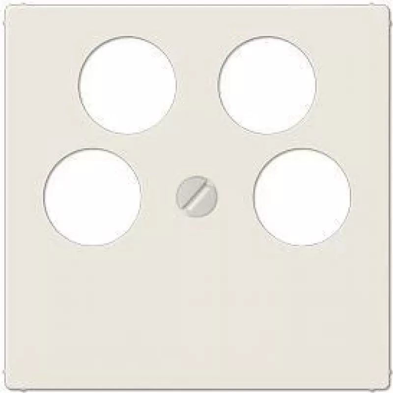 JUNG A561-4SAT2 Wall Plate/Switch Cover Weiß (A561-4SAT2)