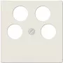 JUNG A561-4SAT2 Wall Plate/Switch Cover Weiß (A561-4SAT2)