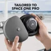 Kopfhörer-Case Anker Soundcore Space One Pro mit magnetischen Metallknöpfen, grau