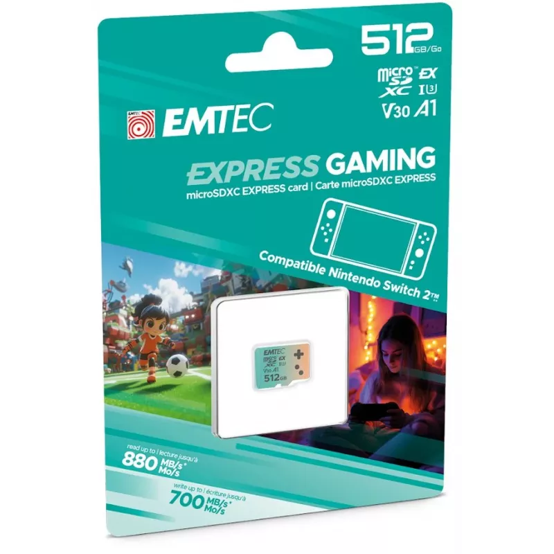 Flash-Speicher Emtec 512GB UHS-I U3 V30 A1 EXPRESS Switch 2