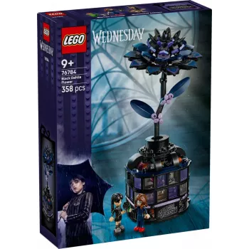 LEGO Bauset LEGO Wednesday 76784 Schwarze Dahlia-Blume — Dekoratives Modell, 358 Teile, 9+ Jahre