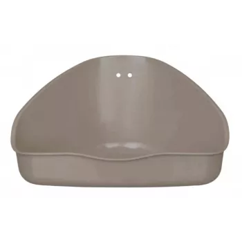 Offene Katzentoilette Trixie 62551 für Kaninchen, Kunststoff, Bronze, 360×300×210 mm