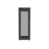 Lanberg FF01-8227-23BL Rack-Schrank 27U Standschrank Schwarz