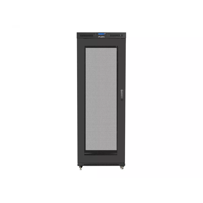 Lanberg FF01-8227-23BL Rack-Schrank 27U Standschrank Schwarz