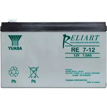 Verschlossene Blei-Säure-Batterie Yuasa RE7-12 12V 7Ah AGM für Backup- und Stromversorgungssysteme