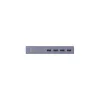 KVM-Switch Unitek V307A USB HDMI 2‑Port 4K Ultra HD 3840x2160@60Hz HDCP 2.2, Metallgehäuse, grau