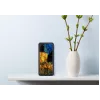 Schutzhülle iKins für Samsung Galaxy S20 – schwarz, Caféterrasse-Design