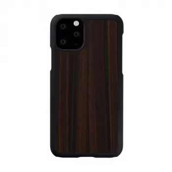 Handyhülle man and wood für iPhone 11 Pro – Ebenholzschwarz, harte schützende Rückabdeckung