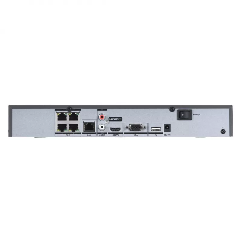 Netzwerk-Videorekorder Hikvision DS-7604NXI-K1/4P 4 Kanäle 4K