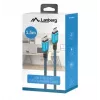 USB-C Kabel M/M USB4 1,5M 240W 60Hz Schwarz-Blau