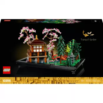 LEGO Bauset ICONS 10315 Zen-Garten, 1363 Teile, 18+, Maße 210×320×200 mm, Gewicht 4,19 kg