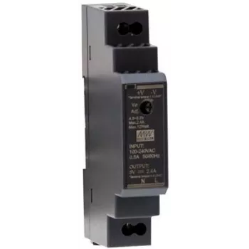 Meanwell MW HDR-15-24 – Schaltnetzteil für Hutschiene 15,2 W 24 V 0,63 A