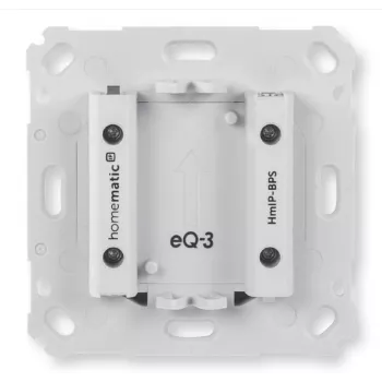 Wandmontierter Funk-Taster Homematic IP HmIP-BPS, weiß, IP20, 71×71×43 mm