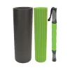 Schildkröt Fitness 3 in 1 Massage Roller Set Schwarz, Grüner Schaumstoff 1 Stück