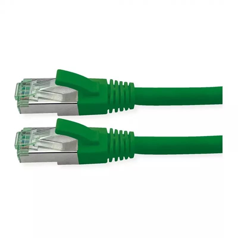 ROLINE RM Patchkabel Cat.6A S/FTP (PiMF), grün, 2 m