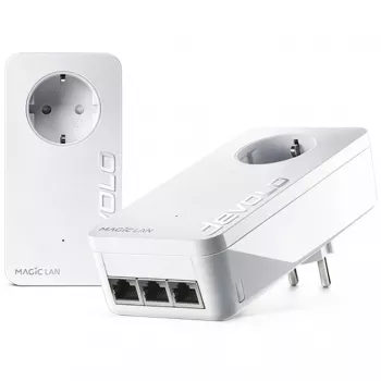 devolo Magic 2 LAN triple Powerline Starter Kit Powerline bis 2.400 Mbit/s, 3x Gigabit LAN (pro Einheit)