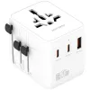 Reiseadapter 20W GaN Nomad 2xUSB-C + 1xA