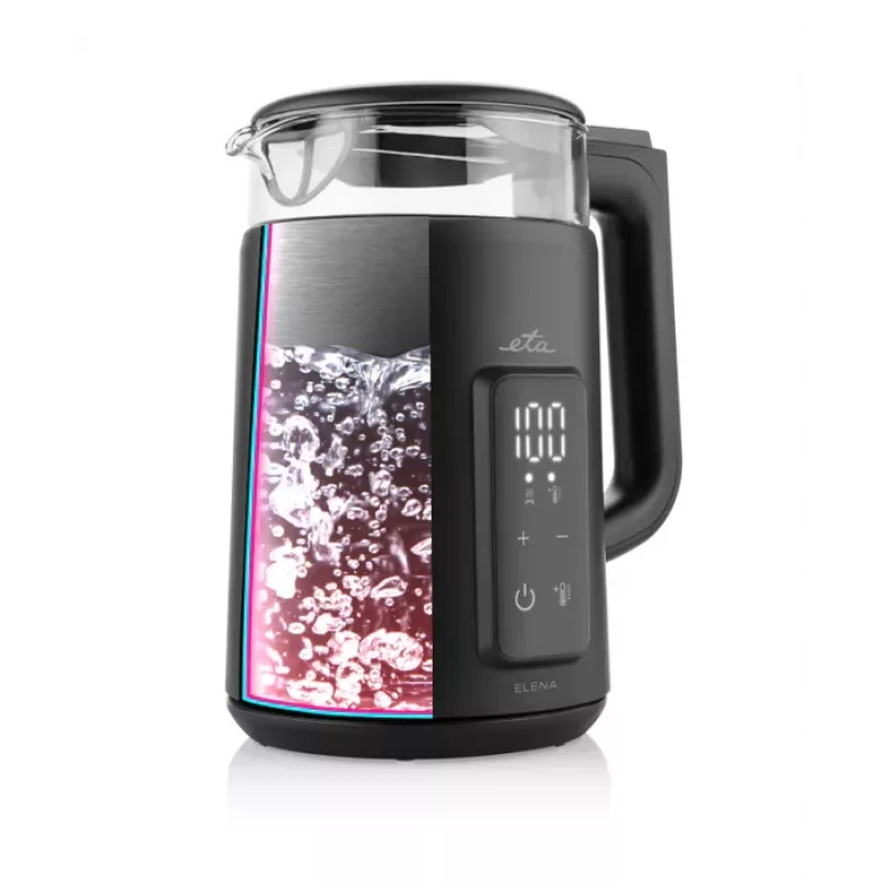 Wasserkocher ETA ETA959590000 1,7 L 2200 W, schwarz/Glas