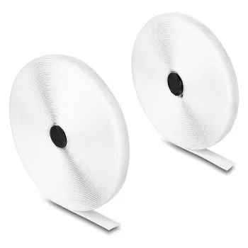DeLOCK Heavy-Duty-Klettband L 15 m x B 20 mm weiß