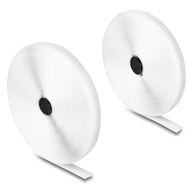 DeLOCK Heavy-Duty-Klettband L 15 m x B 20 mm weiß
