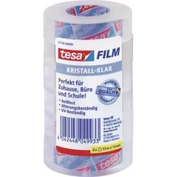 Klebeband Tesa 57726-00000-01 15 mm x 33 m transparent, 6er-Pack