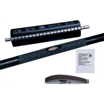 3M HDCW-110/30-500, Wärmeschrumpfschlauch, Schwarz, 50 cm, 12 cm, 1 St., 2,8 cm