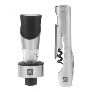 ZWILLING Sommelier Weinwerkzeug-Set — rechteckiges Etui 100×190×42 mm, 2 Stk.