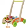 Spiel- und Lauflernwagen aus Holz von Simba-Dickie — Eichhorn Geschicklichkeitsspiel mit 35 Bauklötzen
