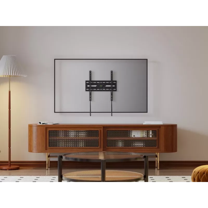 Gembird WM-75F-02 TV-Wandhalterung (fest), 32“–75“, schwarz