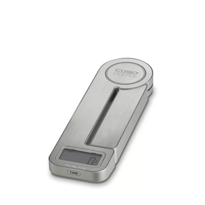 Caso | Waagen | KitchenEcostyle | Maximale Belastbarkeit 5 kg | Teilung 1 g | Anzeigetyp LCD | Edelstahl