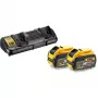DCB132 Flexvolt Kit - 2 x DCB547 18V/54V 9,0Ah Akkus