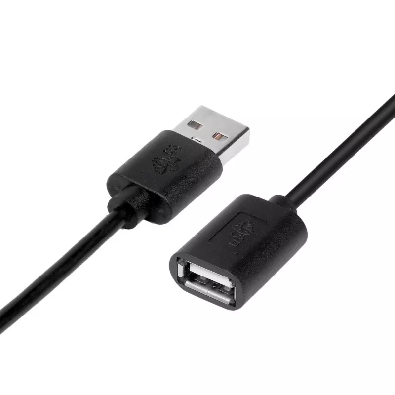 USB-Verlängerungskabel AM-AF 1,8 m schwarz