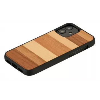 Schutzhülle für Smartphone man and wood für iPhone 12 mini – schwarz