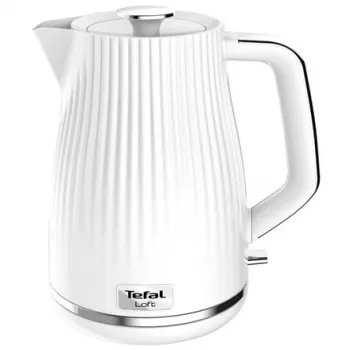 Elektrischer Wasserkocher Tefal KO250130 — 1,7 L Fassungsvermögen, 2400 W, weiß