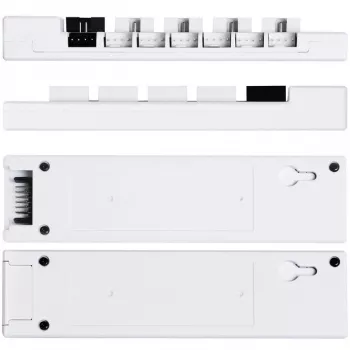 USB- und PWM-Hub Lian Li EDGE HUB EG-HUB01W — 4× USB, 6× PWM, Weiß