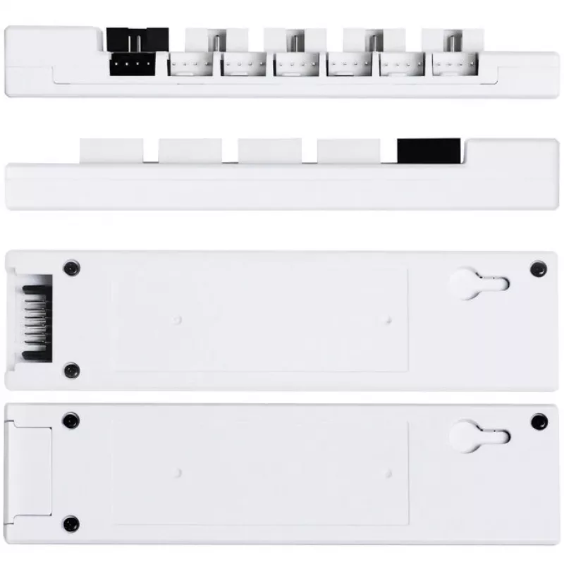USB- und PWM-Hub Lian Li EDGE HUB EG-HUB01W — 4× USB, 6× PWM, Weiß