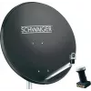 Schwaiger Satellitensystem ohne Receiver Teilnehmeranzahl: 4 (SPI991.1SET)