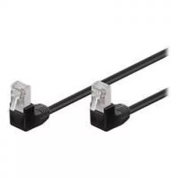 Netzwerkkabel Goobay 96077 Schwarz 0,5 m Cat5e F/UTP