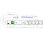 Bachmann 19 1HE 5xCEE7/3 800.39351x Schalter 1xGVS-Plus 2 0m CEE7/7