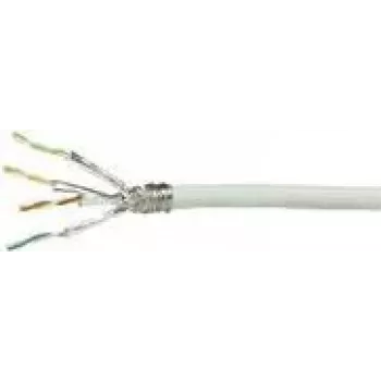 Logilink Home - Bulk Cable - 50 m - SFTP, PiMF -Cat.7 Raw Cable - IEEE 802.3 - Halogen-Free - Weiß (CPV0053)