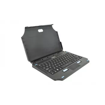 Mobilgeräte-Tastatur Gamber-Johnson 7160-1869-02 — QWERTZ Deutsch, Pogo-Pin-Docking, USB-C-Ladefunktion, Touchpad, Schwarz