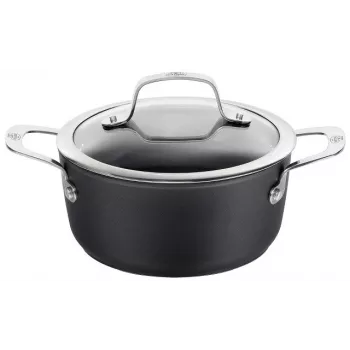 BALLARINI Alba Topf mit Deckel Titanium 2,7 L ALBG2LD.20D