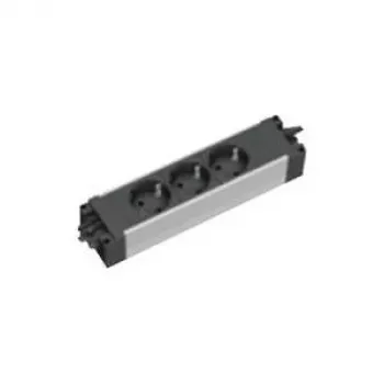 Bachmann 336.600 Stromverteiler 3 AC-Steckdosen Schwarz