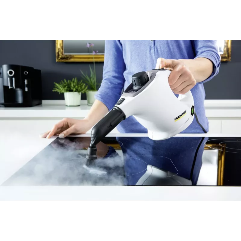 Kärcher SC 1 Zylinder-Dampfreiniger 1200 W Schwarz, Weiß
