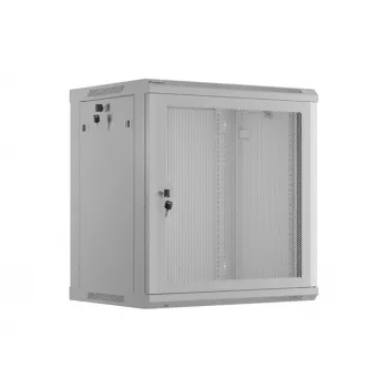 Wandmontierter Rack-Schrank LANBERG WF01-6412-23S 19 Zoll 12U grau perforierte Tür