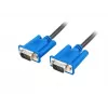 VGA (D-Sub) Kabel LANBERG CA-VGAC-10CU-0050-BK – 5 m, Stecker auf Stecker, Ferrit, PVC-Mantel