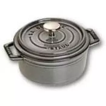 Staub 40509-474 runde Cocotte 12 cm graphitgrau Gusseisen