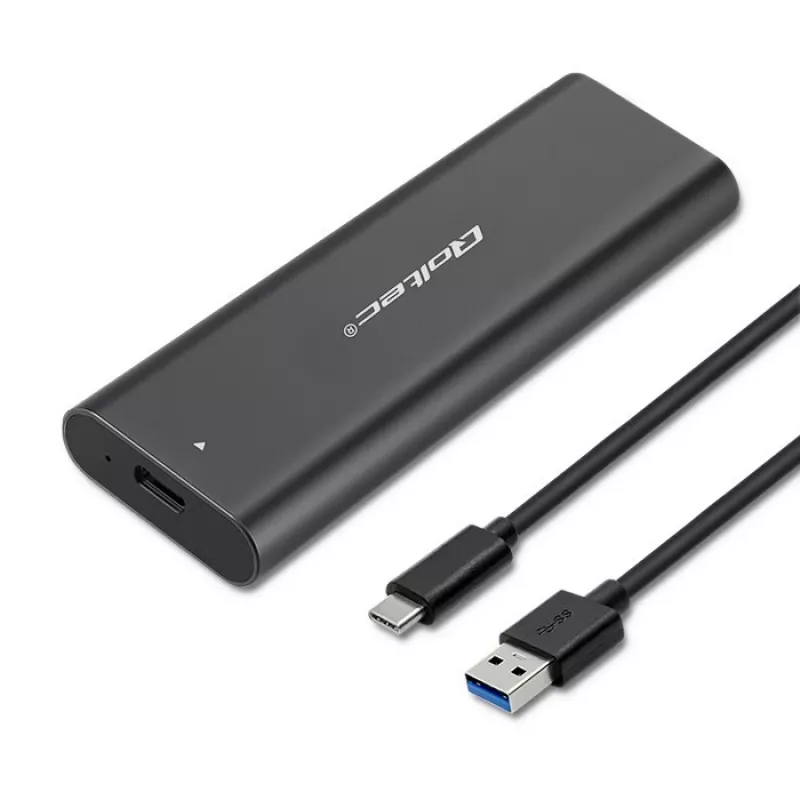 Obudowa | kieszeñ do dysków M.2 SATA SSD | NGFF | USB typ C