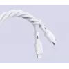 CB-SCL2 Weißes Silikonkabel Lightning-USB-C USB Power Delivery USB-PD